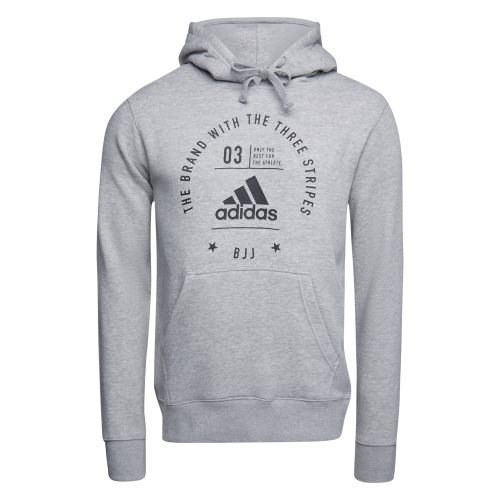 BLUSA DE MOLETOM ADIDAS COMMUNITY LINE BJJ COM CAPUZ